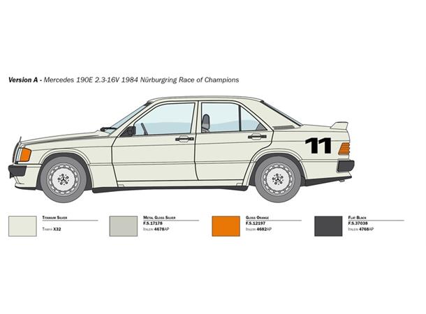 Mercedes-Benz 190E 2.3 16v ITALERI 1:24