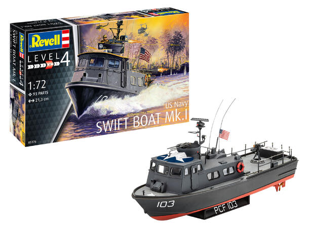 Revell US Navy Swift Boat Mk.I  1/72 § 1/72 Plastbyggeset