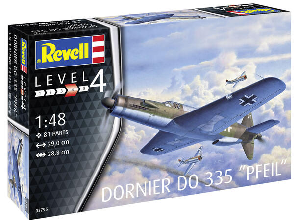 Revell  Do335 Pfeil 1/48 Revell plastmodell