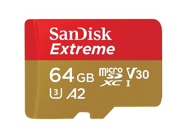 SanDisk Minnekort MicroSDXC Extreme 64GB 170MB/s