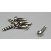 Skrue 3x12mm maskin type m/skivehode 6 stk