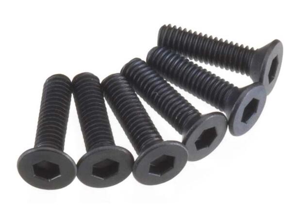 Skrue unbrako 2,5x10mm forsenket 6 stk.