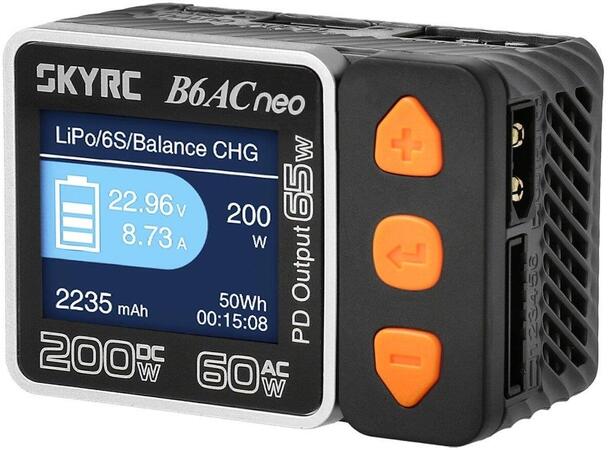 SkyRC B6AC Neo Lader 200WDC/60WAC PD3.0 / XT60