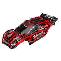 Traxxas Body Rustler 4x4 Red Complete Clipless