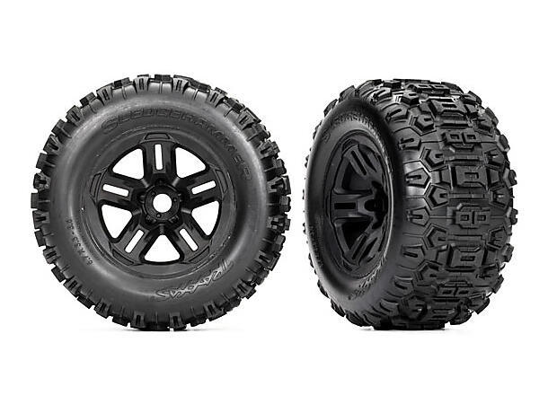 Traxxas Dekk og felg Sledgehammer 3.8''