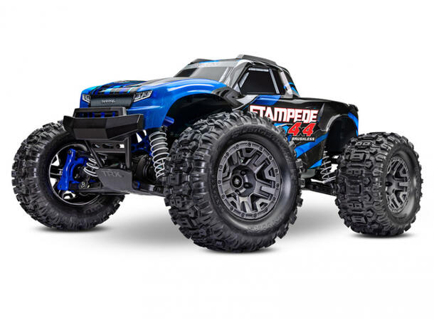 Traxxas Stampede 4x4 BL-2S HD 1/10 RTR BLÅ 1/10 skala