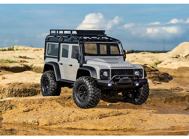 Traxxas TRX-4M 1/18 Land Rover Defender Sølv RTR 1/18 skala
