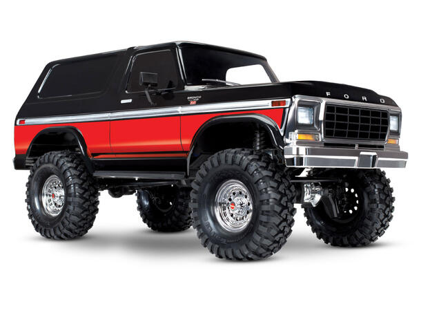 Traxxas TRX-4  Ford Bronco Ranger XLT Crawler RTR  Clipless Red