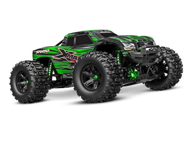 Traxxas X-Maxx ULTIMATE 4wd børsteløs 8s Grønn Vanntett, TQi, TSM 1/6