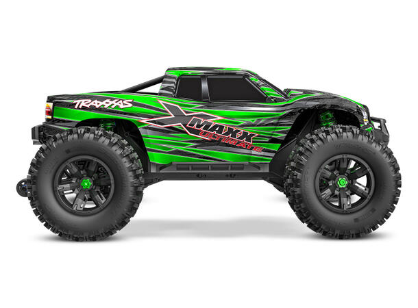 Traxxas X-Maxx ULTIMATE 4wd børsteløs 8s Grønn Vanntett, TQi, TSM 1/6