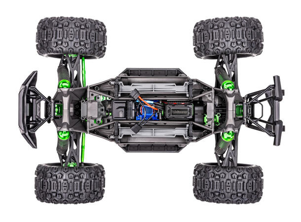 Traxxas X-Maxx ULTIMATE 4wd børsteløs 8s Grønn Vanntett, TQi, TSM 1/6