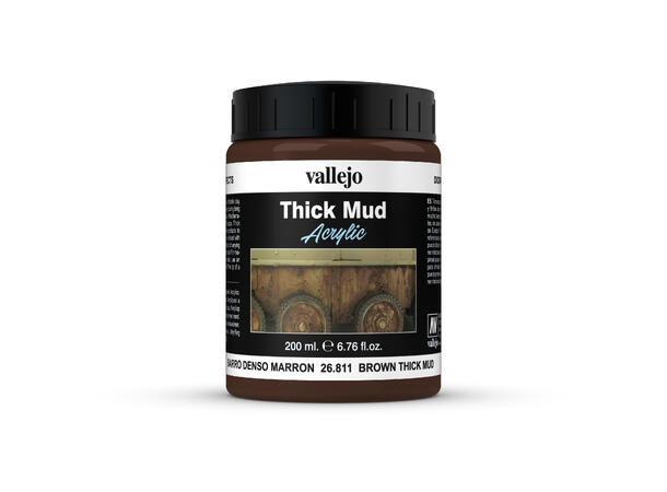 Vallejo Diorama FX Brown Thick Mud 200ml