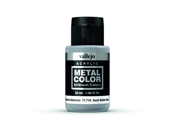 Vallejo Metal Color  32ml Semi matt aluminium