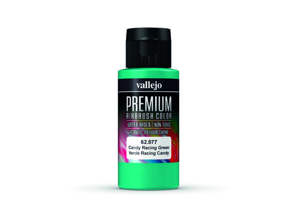 Vallejo Metallic Akryl maling 60ml Candy racing grønn for Airbrush
