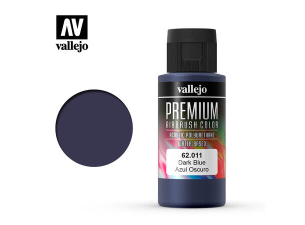 Vallejo Premium Akryl maling 60ml Mørk Blå for Airbrush