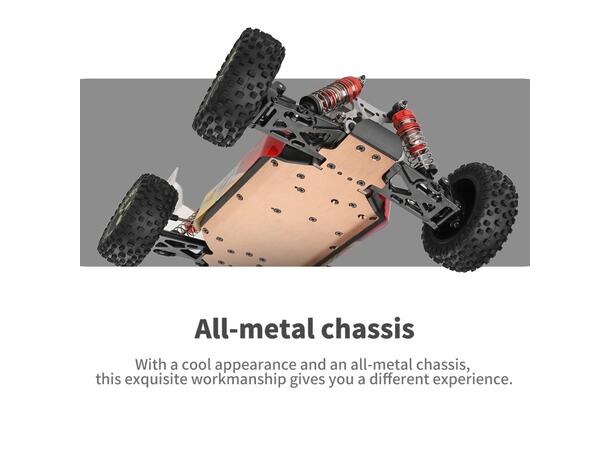 WLToys Buggy RSR 1/14 4WD Børsteløs 65km/t  1/14 skala