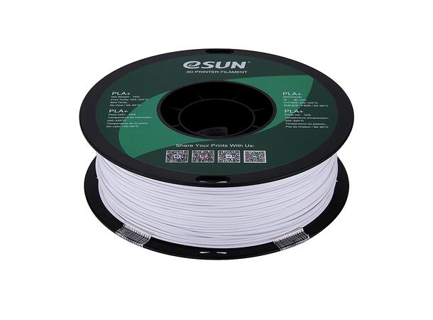 eSUN PLA+ 1.75mm 1kg -Cool white Hvit