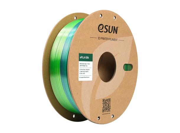 eSUN eSilk-PLA 1.75mm 1kg - Rainbow Forest