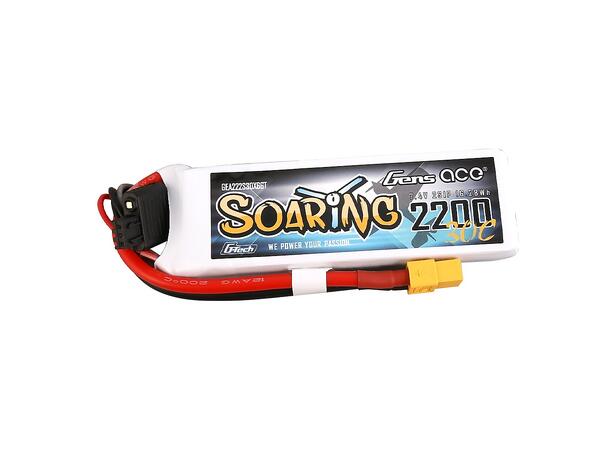 2s  2200mAh - 30C- Gens Ace Soaring XT60 G-Tech