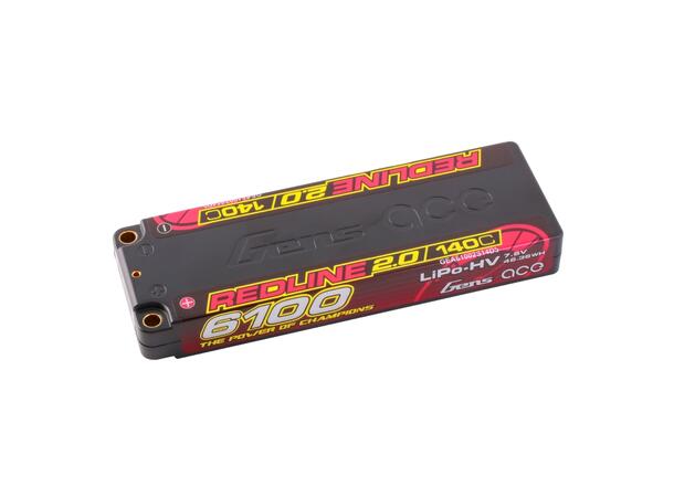 2s  6100mAh -140C - Gens Ace Redline 2.0