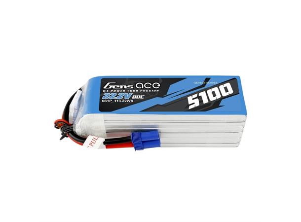 6s  5100mAh - 80C - Gens Ace EC5