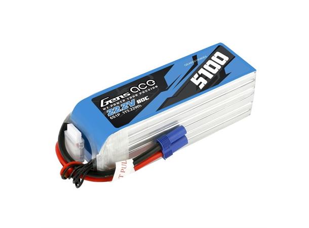 6s  5100mAh - 80C - Gens Ace EC5