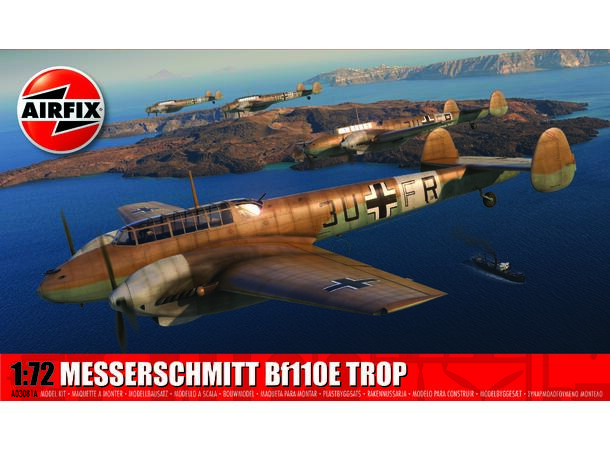 Airfix Messerschmitt Bf110E/E-2 1/72 byggesett