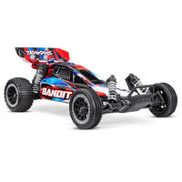 Bandit 2WD 1/10 HD  RTR TQ Rød USB-C 1/10    7 cell NiMH 3000mAH 1/10