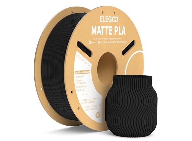 Elegoo PLA Matte 1.75mm 1kg - Black