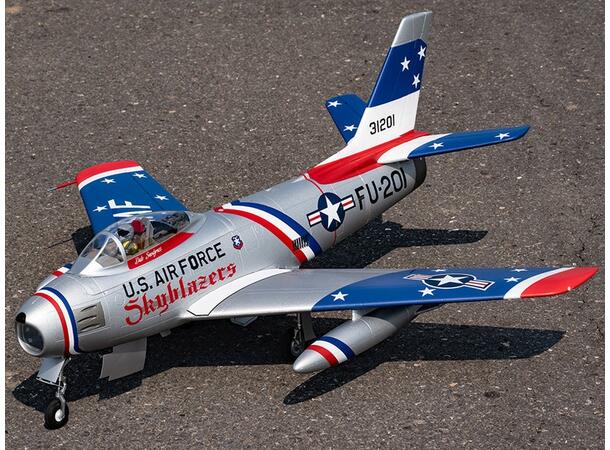 FMS 80mm F-86 Sabre Skyblazers EDF PNP