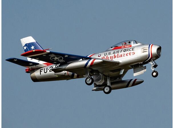 FMS 80mm F-86 Sabre Skyblazers EDF PNP