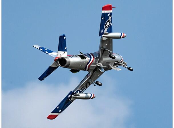 FMS 80mm F-86 Sabre Skyblazers EDF PNP
