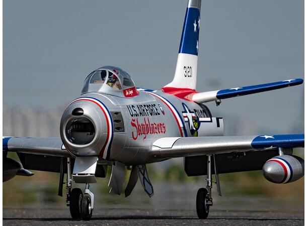 FMS 80mm F-86 Sabre Skyblazers EDF PNP