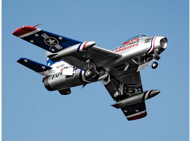 FMS 80mm F-86 Sabre Skyblazers EDF PNP