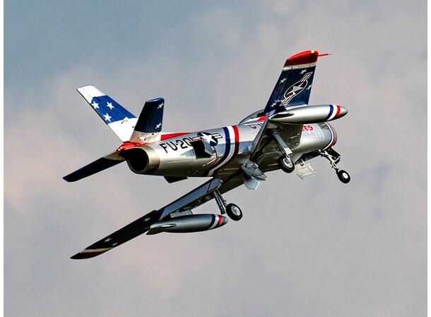 FMS 80mm F-86 Sabre Skyblazers EDF PNP