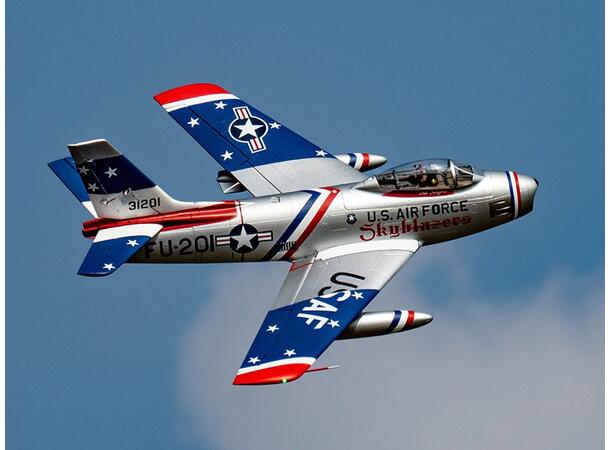 FMS 80mm F-86 Sabre Skyblazers EDF PNP