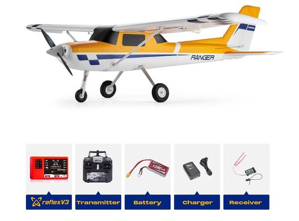 FMS Ranger 1220mm Reflex V3 RTF Yellow