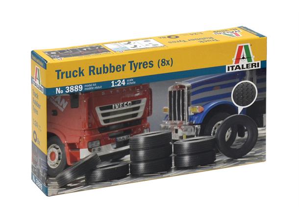 Italeri 1:24 Truck Accessories set Gummi dekk
