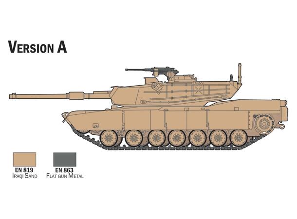 Italeri 1:72 - M1 Abrams - Startsett Startsett