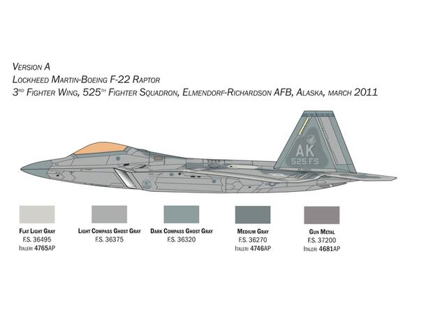 Italeri F-22 A Raptor Italeri 1:48