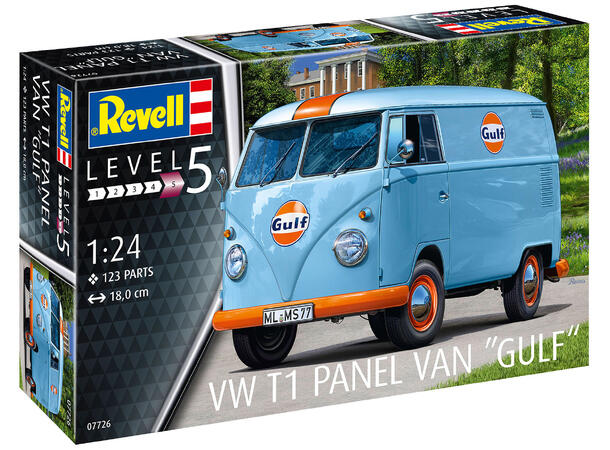 Revell VW T1 Gulf Decoration 1/24 Revell plastbyggesett