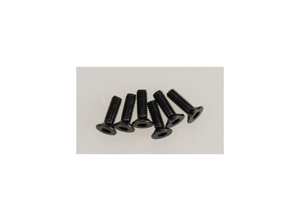 Skrue unbrako 2.5x8mm forsenket maskin m/Unbrako 6 stk