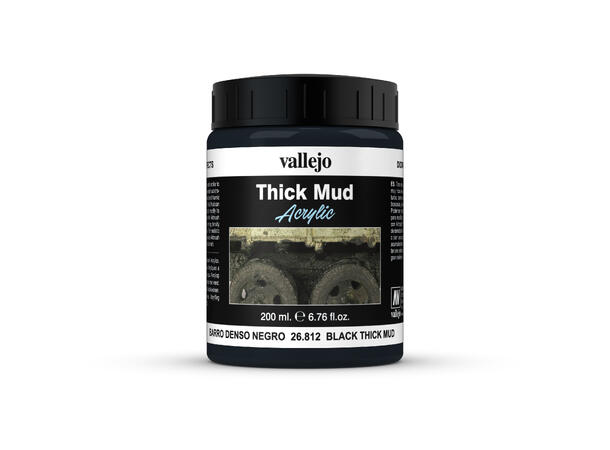 Vallejo Diorama FX Black Thick Mud 200ml