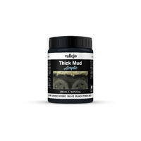 Vallejo Diorama FX Black Thick Mud 200ml 