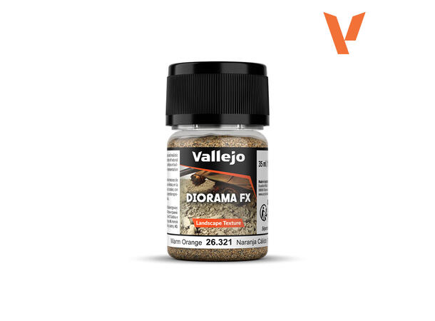 Vallejo Diorama FX Varm Orange 1-2mm Grus  35ml