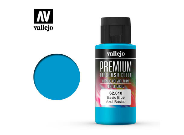 Vallejo Premium Akryl maling 60ml Basic Blå for Airbrush