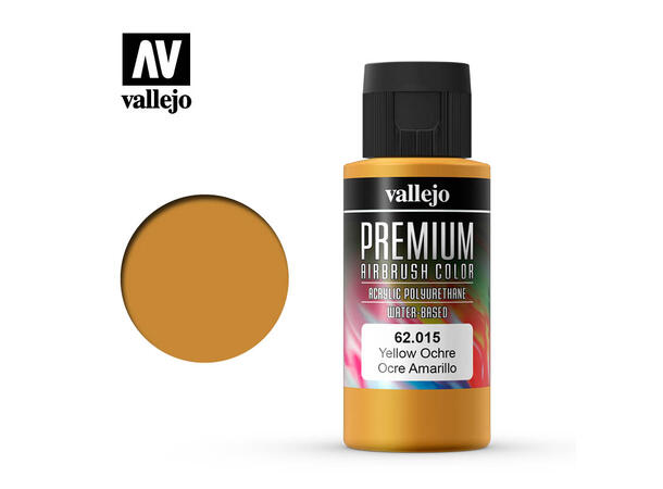 Vallejo Premium Akryl maling 60ml Gul oker for Airbrush