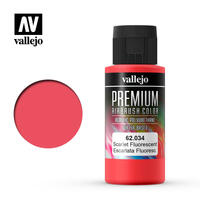 Vallejo Premium Akryl maling 60ml Scarlet fluor for Airbrush