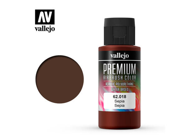 Vallejo Premium Akryl maling 60ml Sepia for Airbrush