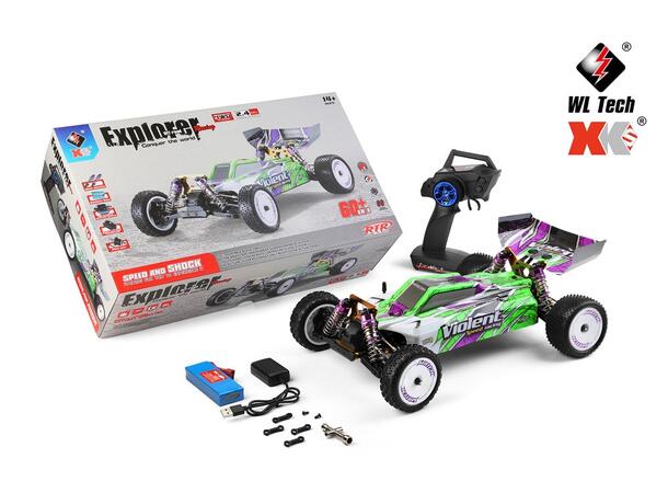 WLToys Buggy Violent Børsteløs 1/10 skala